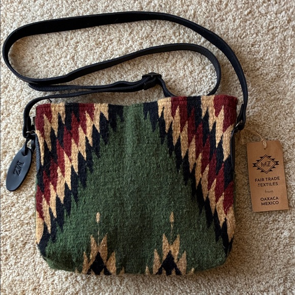 MZ FAIR TRADE TEXTILES Handbags - MZ FAIR TRADE TEXTILES wool body handbag. NWT